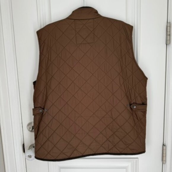 Peter Millar Essex Brown Vest XL Windproof Water-Resistant Classic Layer - Picture 6 of 7